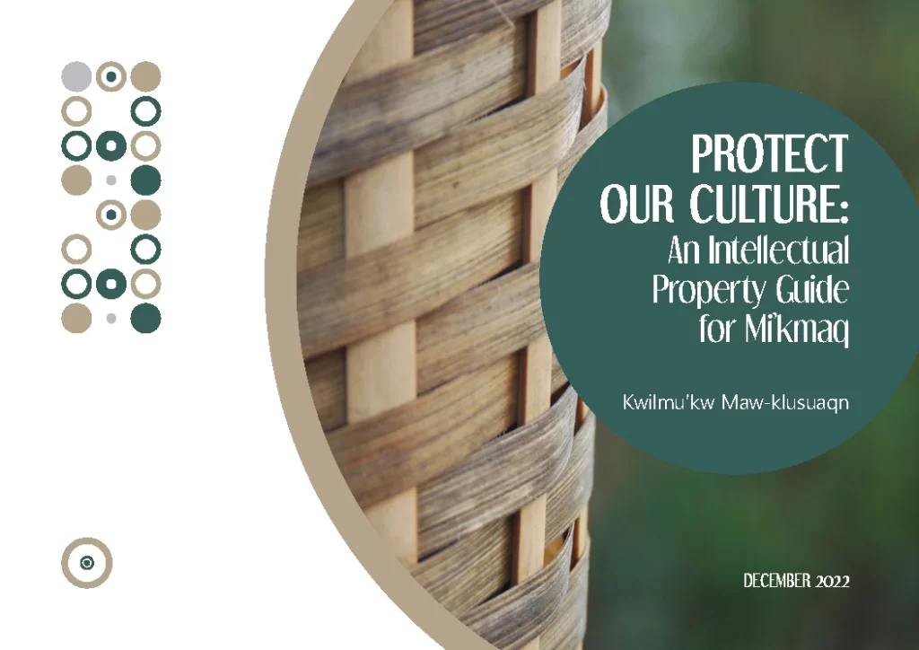 Protect Our Mi'kmaw Culture IP Brochure 2022