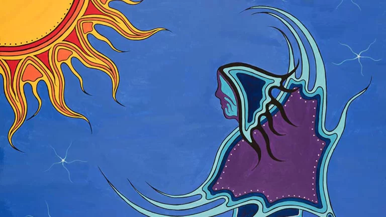 Amanda Rose Julian Mi'kmaw acrylic painter