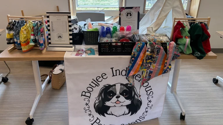 Cheryl Gehue Mi'kmaw Pet Clothing Design